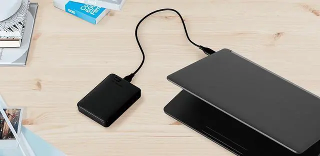 Alt view image 6 of 12 - WD 5TB Elements Portable Storage USB 3.0 Model WDBU6Y0050BBK-WESN Black