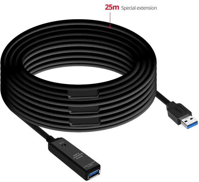 Alt view image 8 of 20 - SIIG USB 3.0 Active Repeater Cable - 25M