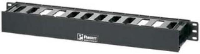 Alt view image 3 of 7 - Panduit WMPFSE Horizontal Cable Manager, Black, 1 RU, Black