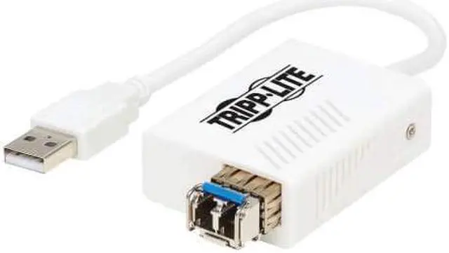 Alt view image 2 of 8 - Tripp Lite Usb Ethernet Nic Adapter Usb 2.0 10/100Mbps 100Base-Fx Lc Mmf