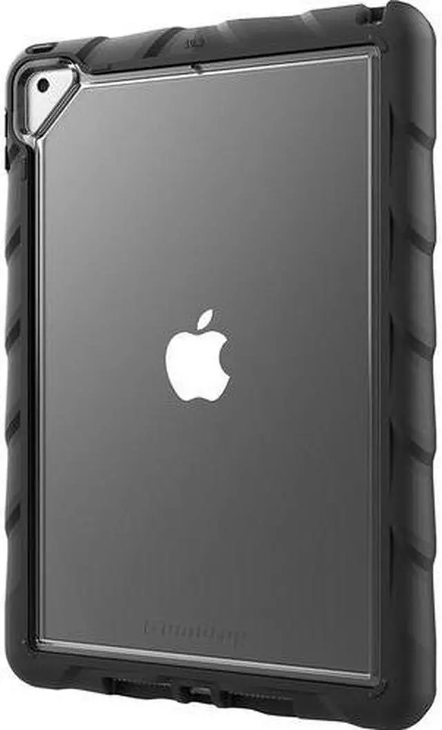 Main image of Gumdrop DropTech Clear for iPad 10.2 Case - For Apple iPad (7th Generation) Tablet - Apple Logo - Clear, Black - Scratch Resistant, Impact Resistant, Drop Resistant, Shock Absorbing, Smudge Resistant,