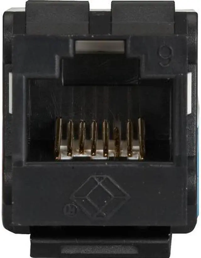 Alt view image 2 of 7 - Black Box GigaTrue2 CAT6 Keystone Jack Unshielded Black FMT631-R3