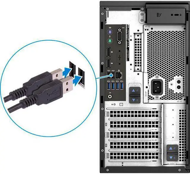 Dell Precision 3630 Mini Tower Computer i7-9700 16GB 512GB SSD