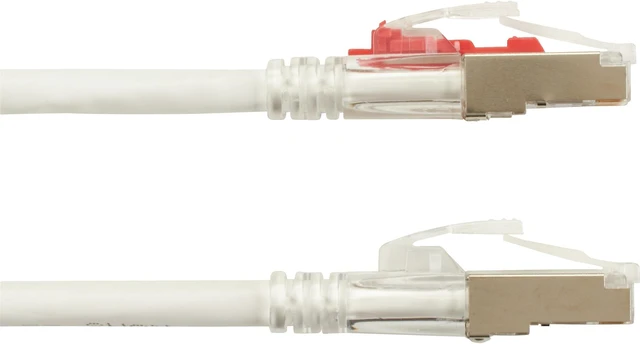 Alt view image 7 of 9 - Black Box Network Services C6APC80S-WH-03 Gigatrue 3 Cat6. Shielded Patch Cord Yel