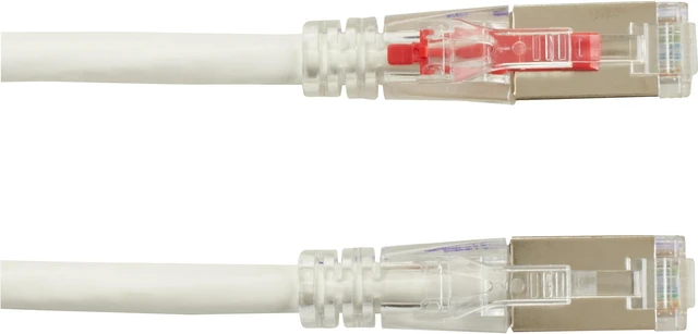 Alt view image 6 of 9 - Black Box Network Services C6APC80S-WH-03 Gigatrue 3 Cat6. Shielded Patch Cord Yel