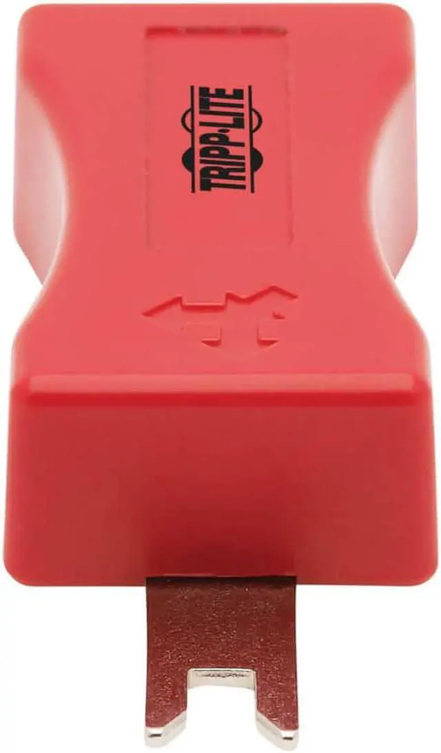 Alt view image 3 of 15 - Tripp Lite Security Key for Tripp Lite RJ45 Plug Locks and Locking Inserts Red 2 Pack N2LOCKKEYRD