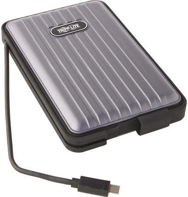 Main image of Tripp Lite USB-C to SATA SSD/HDD Enclosure Adapter USB 3.1 Gen 1 5 Gbps Thunderbolt 3 IP66 Rated UASP U457025G1WPG
