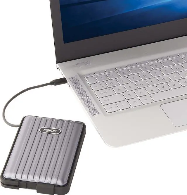 Alt view image 5 of 11 - Tripp Lite USB-C to SATA SSD/HDD Enclosure Adapter USB 3.1 Gen 1 5 Gbps Thunderbolt 3 IP66 Rated UASP U457025G1WPG