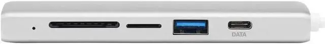 Alt view image 2 of 19 - Tripp Lite USB C Multiport Adapter 2x USB-A 1x USB-C Card Reader U4600022AMC1