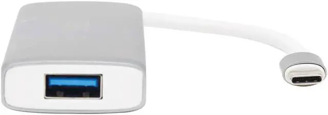 Alt view image 4 of 19 - Tripp Lite USB C Multiport Adapter 2x USB-A 1x USB-C Card Reader U4600022AMC1