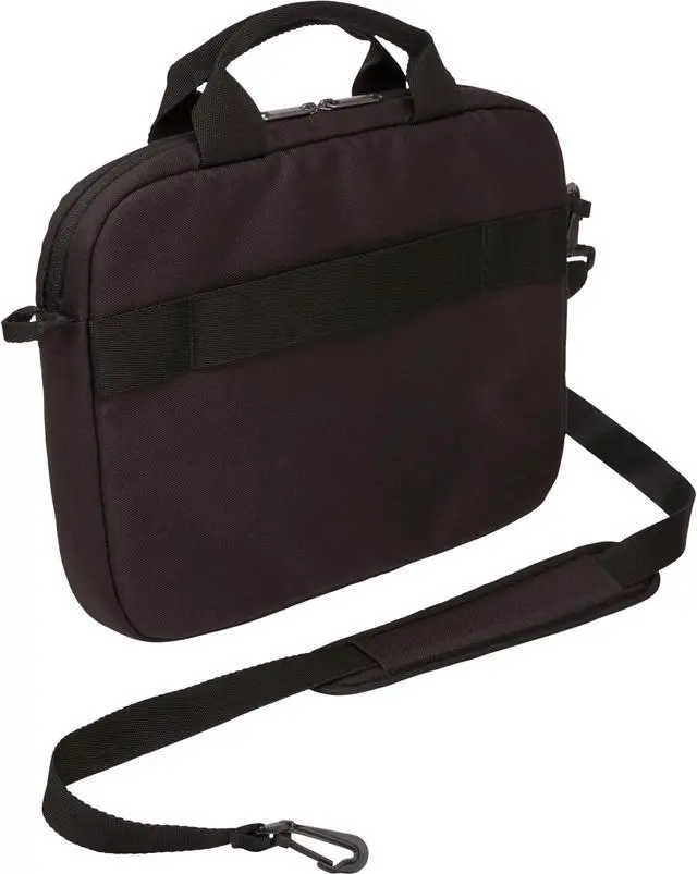 Alt view image 7 of 12 - Case Logic Advantage Adva-111 Black Carrying Case (Attaché) For 10" To 12" Notebook - Black