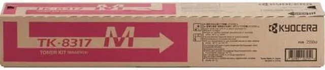 Alt view image 9 of 12 - Magenta Toner Cartridge for Kyocera TK-8317M TASKalfa 2550ci, Genuine Kyocera Brand