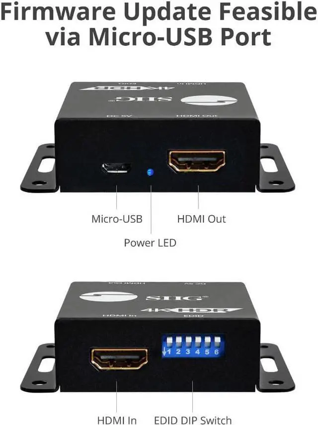 Alt view image 8 of 20 - HDMI 2.0 EDID EMULATOR BOOSTS