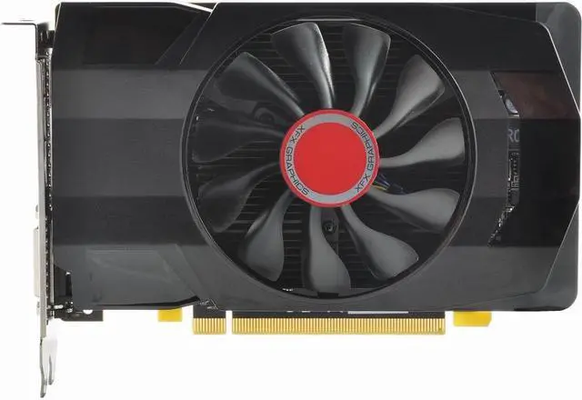 Alt view image 7 of 10 - XFX RX-560D4SFG5 Radeon RX 560 4GB GDDR5 - 1196 MHz Core - 14 CU - Dual Slot Space Required Graphic Card