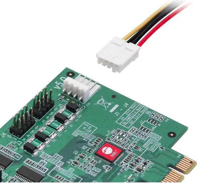 Alt view image 5 of 14 - DP CYBERSERIAL 4S PCIE RS-232