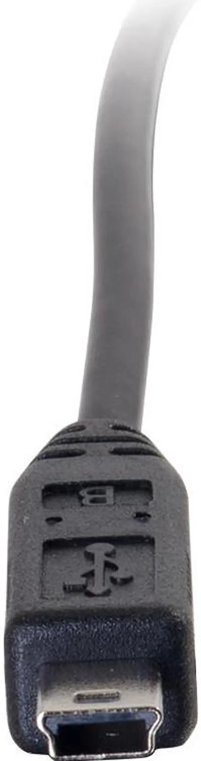 Alt view image 6 of 9 - C2G 28855 6FT USB 2.0 USB-C TO USB MINI-B CABLE M/M - BLACK