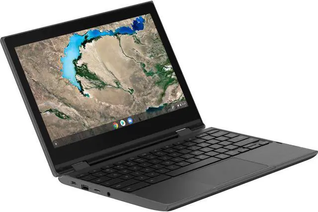 Alt view image 5 of 15 - Lenovo 300e Windows 2nd Gen 81M90061US 11.6" Touchscreen 2 in 1 Notebook - 1366 x 768 - Celeron N4120 - 4 GB RAM - 64 GB Flash Memory - Black - Windows 10 Pro Education 64-bit - Intel UHD Graphic