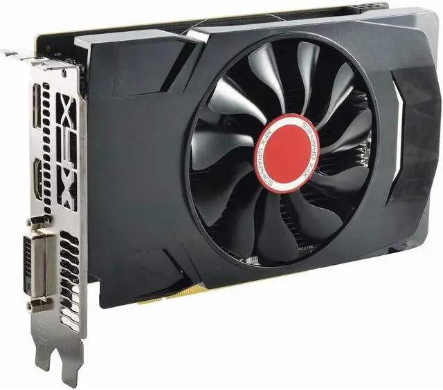 Alt view image 6 of 10 - XFX RX-560D4SFG5 Radeon RX 560 4GB GDDR5 - 1196 MHz Core - 14 CU - Dual Slot Space Required Graphic Card