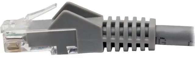 Alt view image 7 of 18 - Tripp Lite N201-06N-GY Premium Cat6 Gigabit Snagless Molded Utp Patch Cable, 24 Awg, 550 Mhz/1 Gbps (Rj45 M/M) , Gray, 6 In. - Patch Cable - Rj-45 (M) To Rj-45 (M) - 5.9 In - Utp - Cat 6 - Ieee 802.3