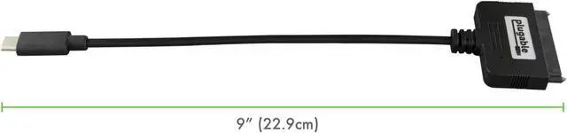 Alt view image 11 of 12 - Plugable SATA Adapter Cable - USB-C to SATA, 6in (15cm)