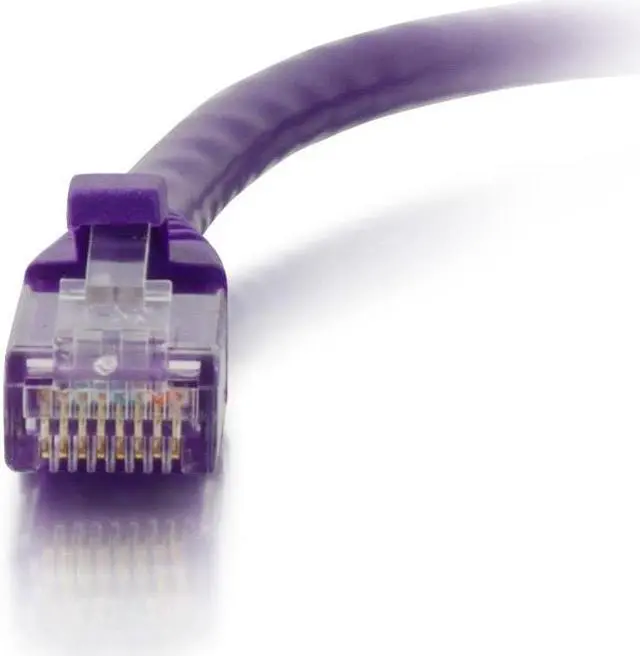 Alt view image 2 of 4 - C2G 50818 2 ft. Cat6a Snagless Unshielded (UTP) Ethernet Network Patch Cable - Purple