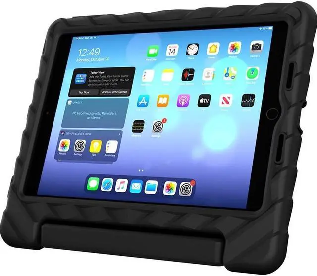 Alt view image 4 of 15 - Gumdrop FoamTech Carrying Case for 10.2" Apple iPad 7th Generation Black 02A002