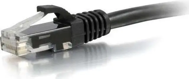 Main image of C2G 00408 Cat5e Cable - Snagless Unshielded Ethernet Network Patch Cable, Black (30 Feet, 9.14 Meters)