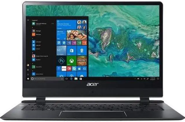 Alt view image 7 of 14 - Acer Swift 7 SF714-51T-M871 14" Touchscreen LCD Notebook - Intel Core i7 (7th Gen) i7-7Y75 Dual-core (2 Core) 1.30 GHz - 8 GB LPDDR3 - 256 GB SSD - Windows 10 Pro 64-bit - 1920 x 1080 - In-plane Switching (IPS) Technology, CineCrystal