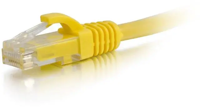 Alt view image 3 of 4 - C2G 50742 2 ft. Cat6a Snagless Unshielded (UTP) Ethernet Network Patch Cable - Yellow