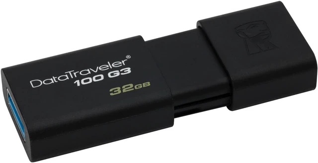 Alt view image 5 of 9 - Kingston DataTraveler 100 G3 USB Flash Drive DT100G332GB3P
