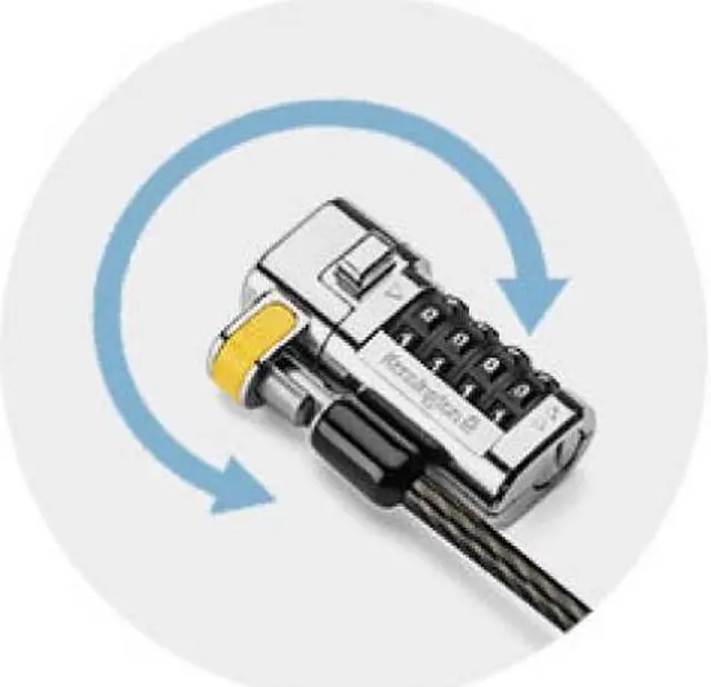 Alt view image 4 of 20 - Kensington ClickSafe Combination Laptop Lock for Nano Security Slot 6ft. (K68104WW)