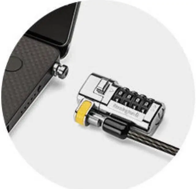 Alt view image 7 of 20 - Kensington ClickSafe Combination Laptop Lock for Nano Security Slot 6ft. (K68104WW)