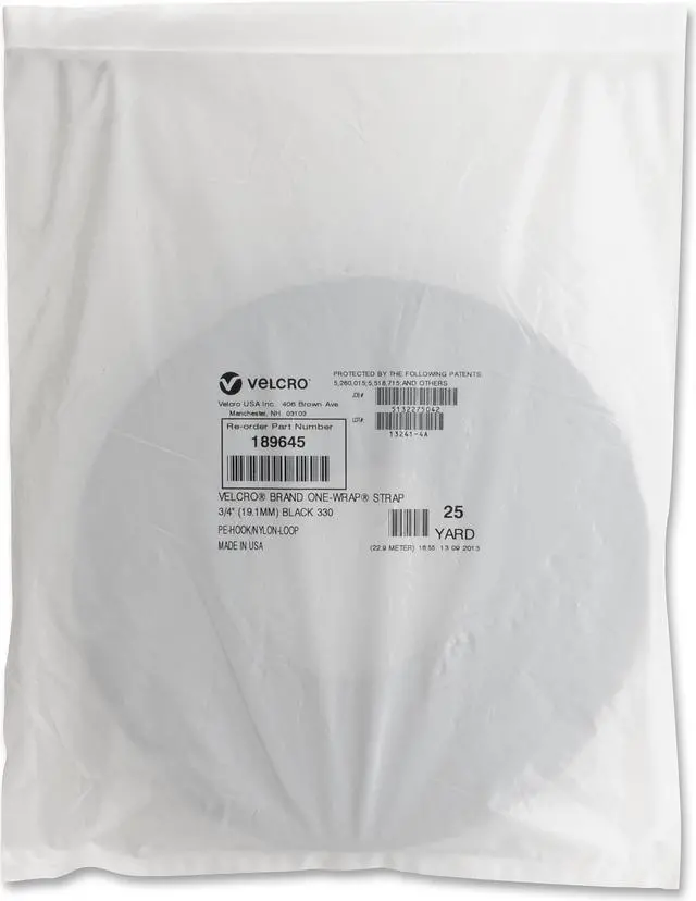 Alt view image 8 of 19 - Self Gripping Strap, W 0.75 in. x 75.00 ft. Black