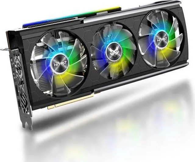 Alt view image 2 of 6 - Sapphire NITRO+ Radeon RX 5700 XT Graphic Card - 8 GB GDDR6 - 1.84 GHz Core - 256 bit Bus Width - DisplayPort - HDMI