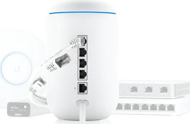 Alt view image 6 of 14 - Ubiquiti IEEE 802.11ac Ethernet Wireless Router UDMUS