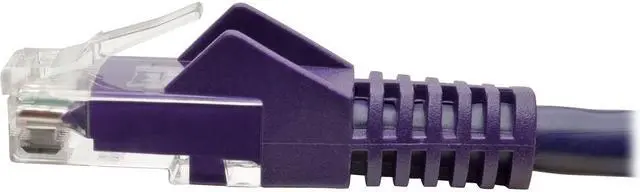 Alt view image 7 of 14 - TRIPP LITE N201-015-PU 15 ft. Cat 6 Purple Snagless Molded UTP Patch Cable (RJ45 M/M)