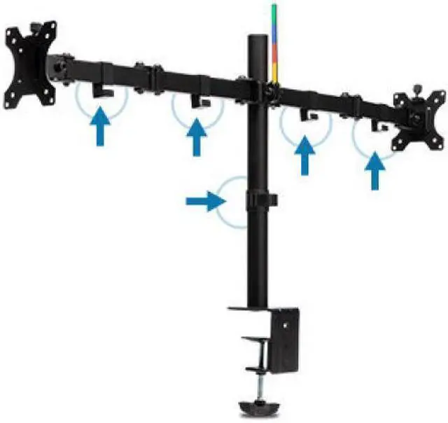 Alt view image 2 of 20 - Kensington SmartFit Ergo Dual Extended Monitor Arm - Mounting kit - for 2 monitors (adjustable arm) - metal - black - sc