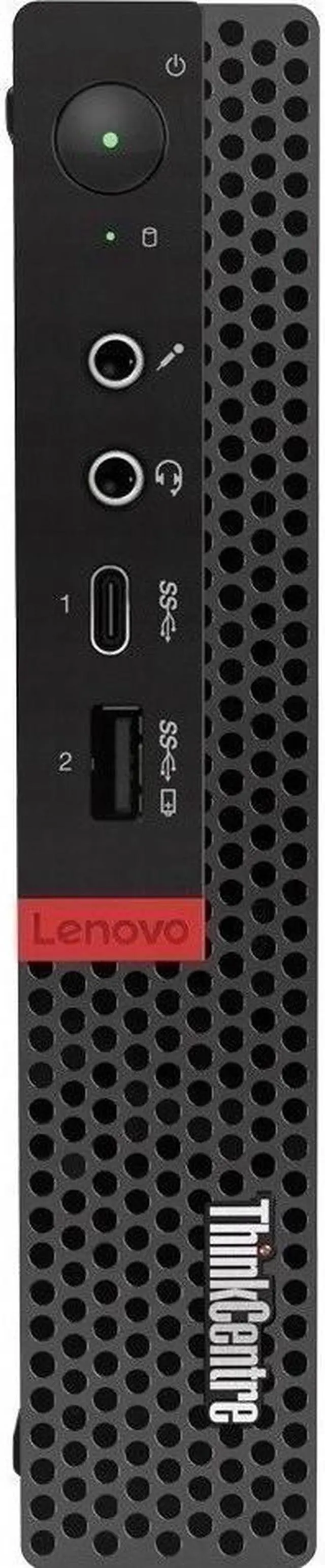 Alt view image 6 of 10 - Lenovo ThinkCentre M720q 10T700CNUS Desktop Computer - Core i5 i5-9400T - 8 GB RAM - 256 GB SSD - Tiny - Black - Windows 10 Pro 64-bit - Intel UHD Graphics 630 - English Keyboard - Wireless LAN - Blue