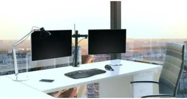Alt view image 5 of 20 - Kensington SmartFit Ergo Dual Extended Monitor Arm - Mounting kit - for 2 monitors (adjustable arm) - metal - black - sc