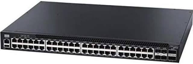 Alt view image 7 of 8 - AS4610-54T 48 port 10/100/1000Base-T Switch ports, 4 10G SFP+ and 2 20G QSFP uplink slots, Helix4 Chipset, dual AC PSUs, 150W PSU X 2 installed