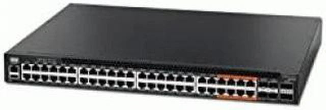 Main image of AS4610-54P 48 port 10/100/1000Base-T Switch with 48 PoE+ ports,1-8 port support up to 60W Ultra POE, 4 10G SFP+ and 2 20G QSFP uplink slots, Helix4 Chipset, dual AC PSUs, 920W PSU X 2 installed