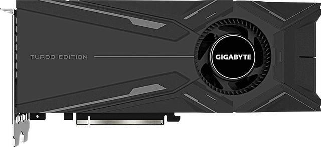 Alt view image 2 of 17 - GIGABYTE NVIDIA GeForce RTX 2080 TI TURBO OC 11GB (Rev. 2.0) GDDR6 HDMI/3DisplayPort/USB Type-C PCI-Express Video Card