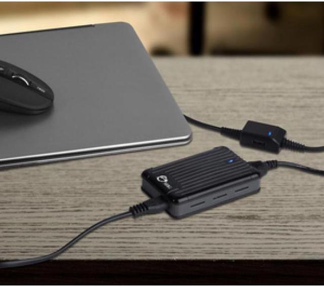 Alt view image 10 of 11 - SIIG Ultra-Compact Universal Laptop Power Adapter - 45W