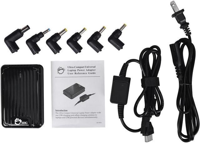 Alt view image 9 of 11 - SIIG Ultra-Compact Universal Laptop Power Adapter - 45W