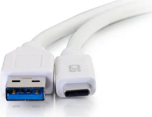 Alt view image 2 of 6 - C2G 28836 C2G 6FT USB 3.0 USB TYPE C TO USB A USB CABLE WHITE M/M