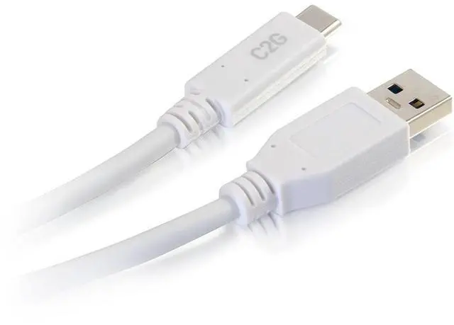 Main image of C2G 28835 C2G 3FT USB 3.0 USB TYPE C TO USB A USB CABLE WHITE M/M