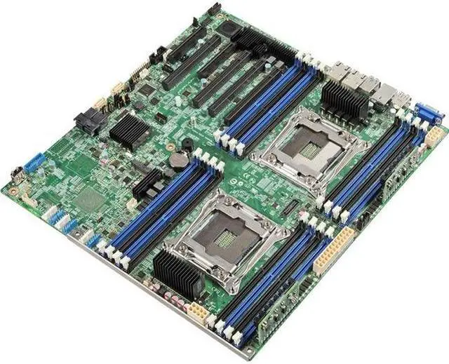 Alt view image 15 of 16 - Intel S2600CWTR Server Motherboard - Intel Chipset - Socket LGA 2011-v3 - SSI EEB - 2 x Processor Support - 1 TB DDR4 SDRAM Maximum RAM - 2.13 GHz, 1.87 GHz, 1.60 GHz Memory Speed Supported - DIMM, RD