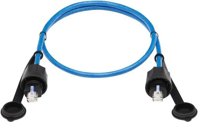 Alt view image 5 of 13 - Tripp Lite Industrial Cat6 UTP Patch Cable - RJ45 M/M, 3 ft. (1 m) - 3 ft Category 6 Network Cable for Network Device, Digital Signage Display, PoE-enabled Device, Surveillance Camera, VoIP Device, Te