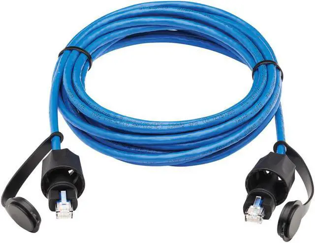 Alt view image 2 of 10 - Tripp Lite Industrial Cat6 UTP Patch Cable - RJ45 M/M, 16 ft. (5 m) - 16 ft Category 6 Network Cable for Network Device, Digital Signage Display, PoE-enabled Device, Surveillance Camera, VoIP Device,