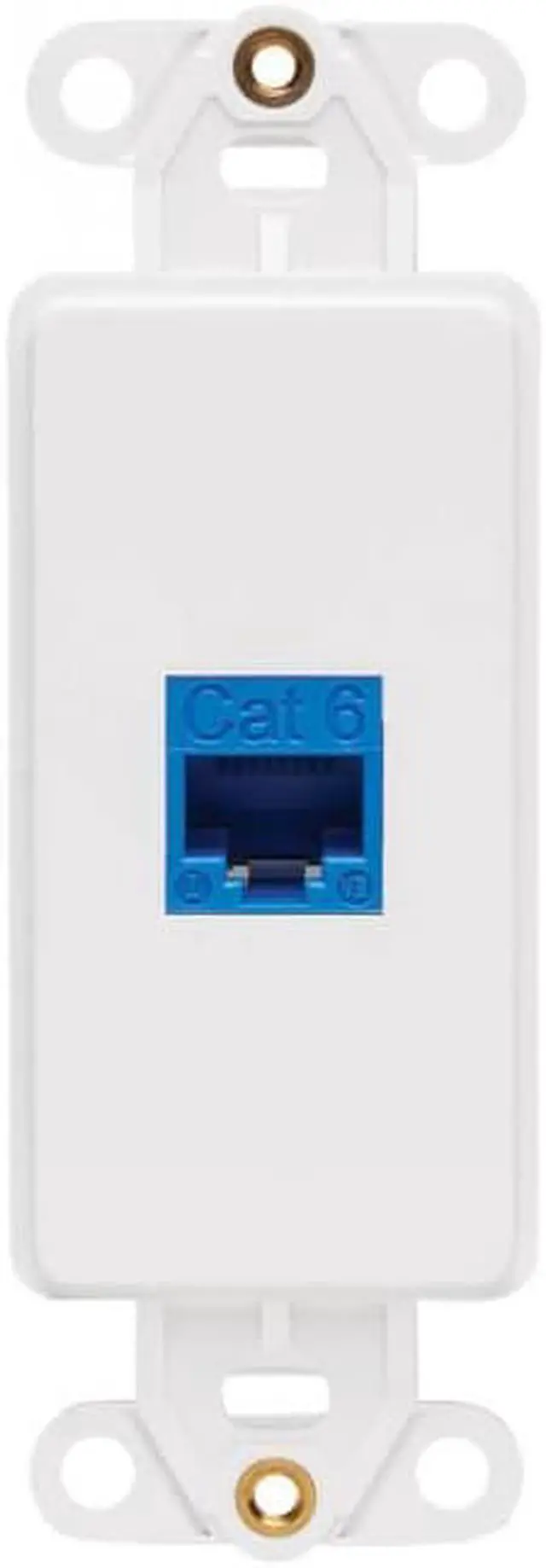 Alt view image 5 of 12 - Tripp Lite Center Plate Insert Decora Style - Vertical 1 Port